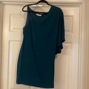 Halston Teal cocktail dress